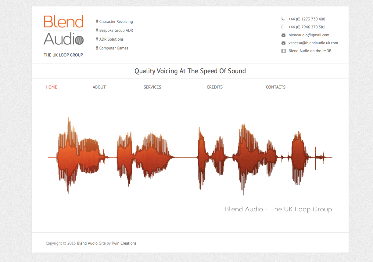 Blend Audio Web Photos