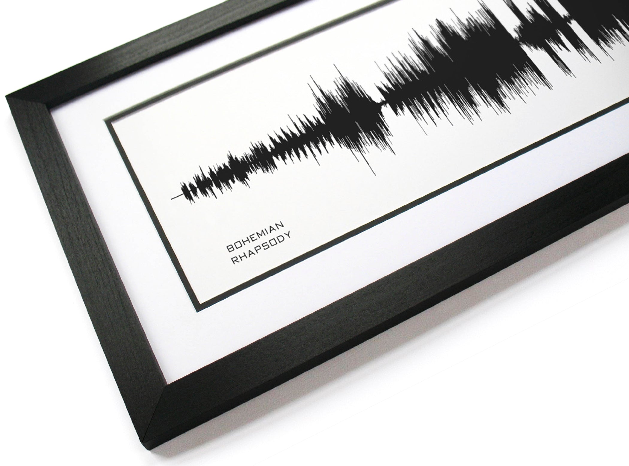 Bohemian Rhapsody - Sound Wave Art, Poster, Wall Art - Bespoken Art
