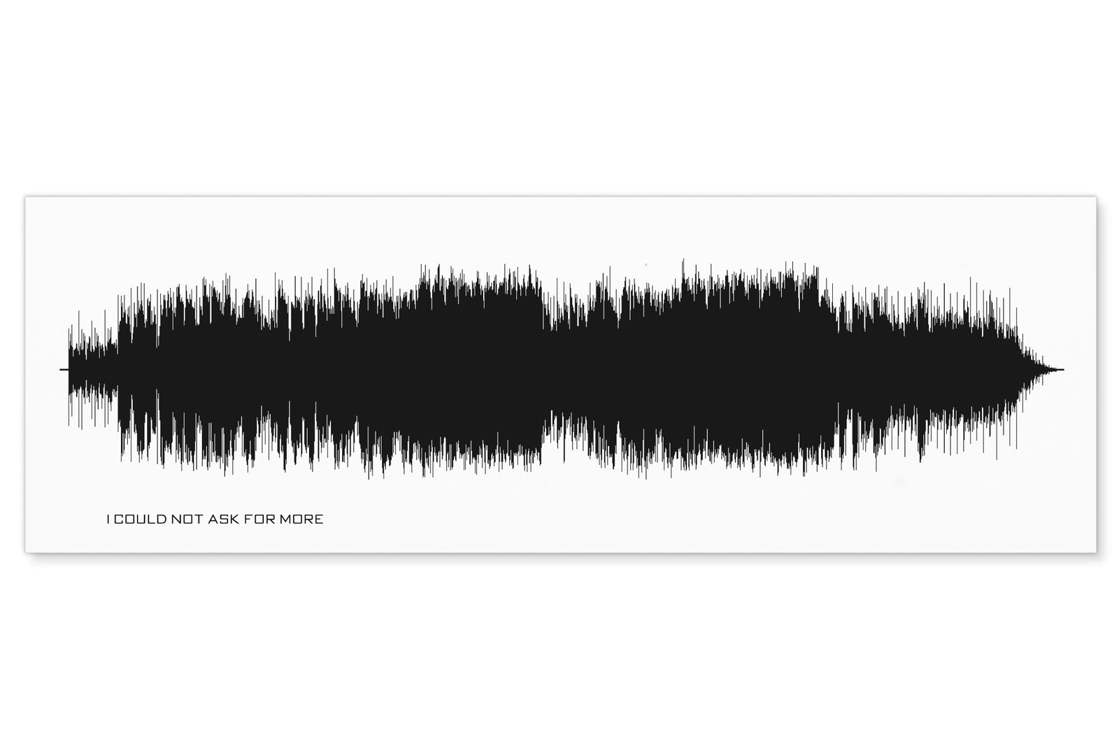 I COULD NOT ASK FOR MORE