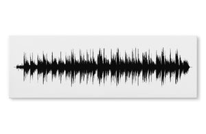 Custom - Canvas Sound Wave Song